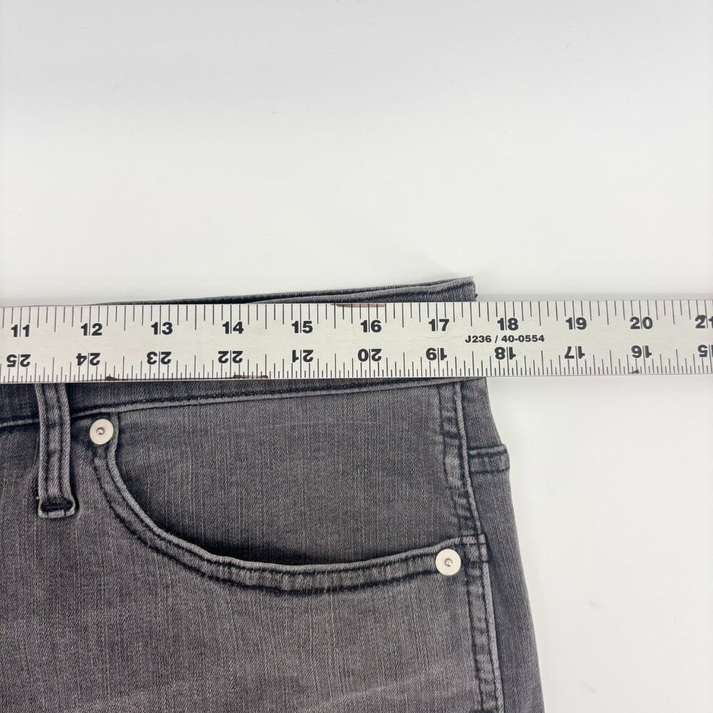 Madewell Womens Black Faded "STOVEPIPE" Skinny Jeans Size 31 - Picture 7 of 10